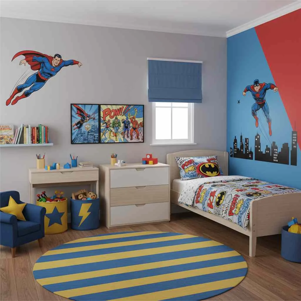 Superhero Power Zone Bedroom