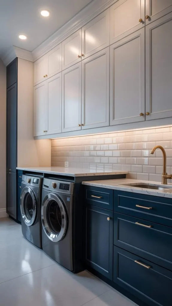 Two-Tone Cabinet Contrast