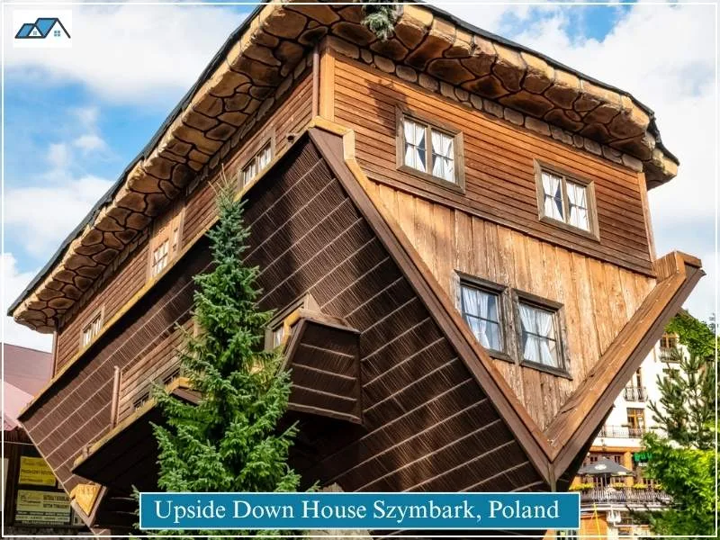Upside Down House Szymbark, Poland