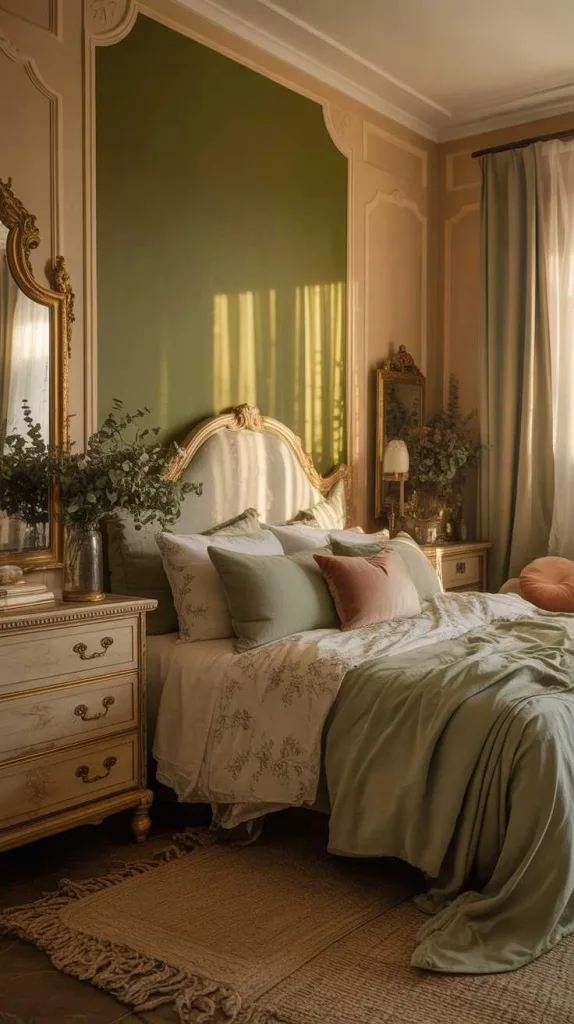 Vintage Olive Romance