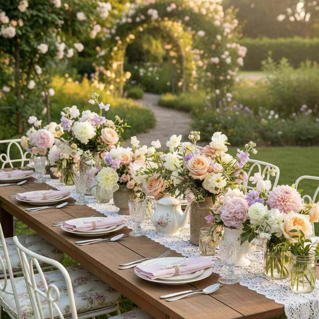12 Garden Party Bridal Shower Ideas Decor (2026) 8 Charming Floral Centerpieces