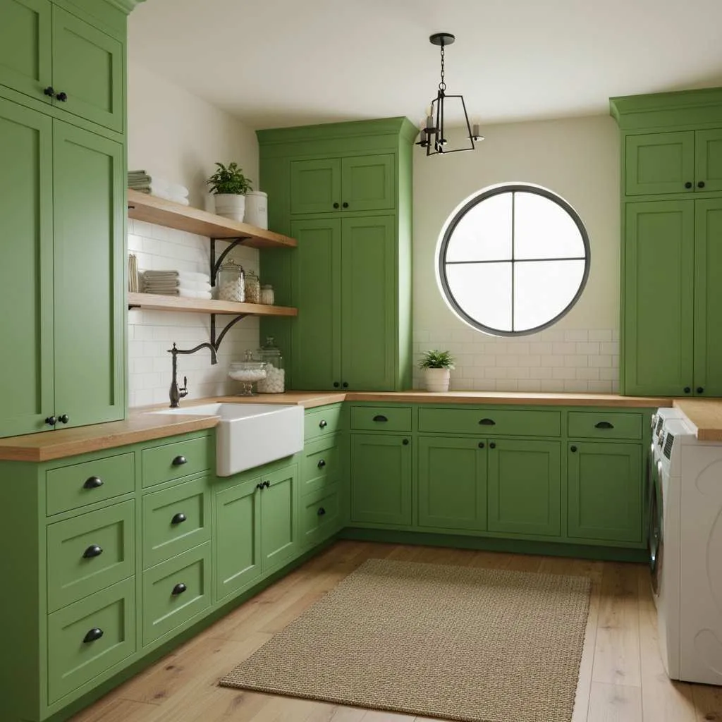 Chartreuse Cabinet Accent