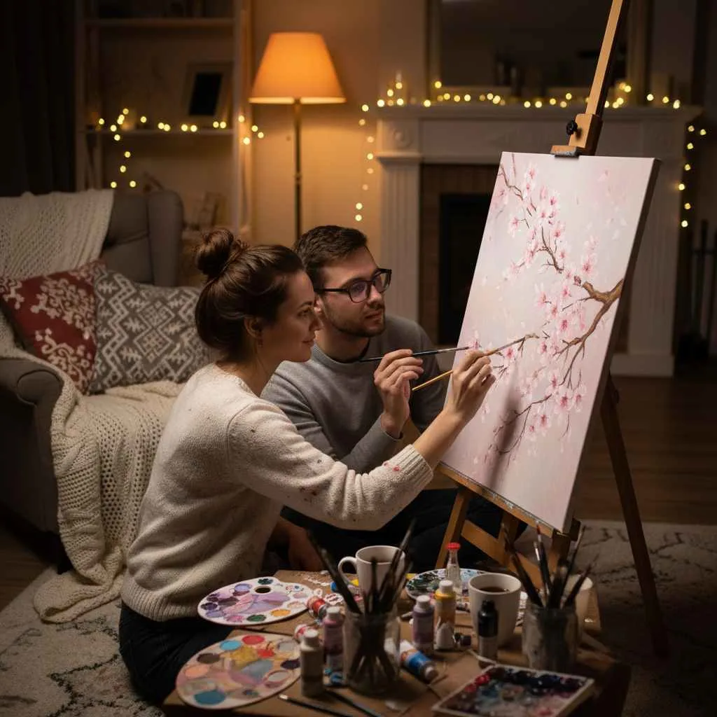 Cherry Blossom Canvas Date