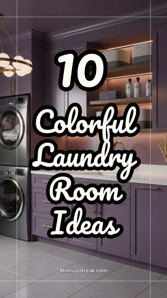 Colorful Laundry Room Ideas