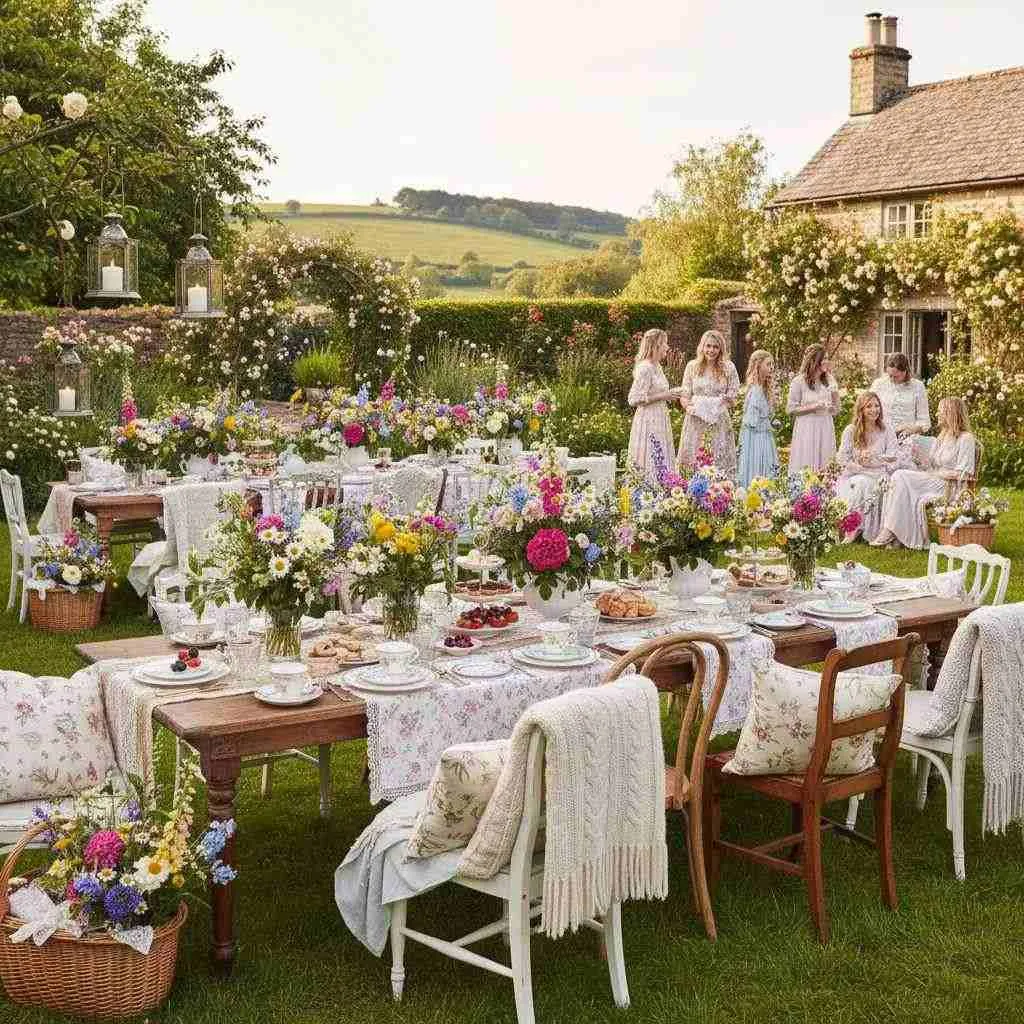 12 Garden Party Bridal Shower Ideas Decor (2026) 4 Cozy Cottagecore Garden Setting