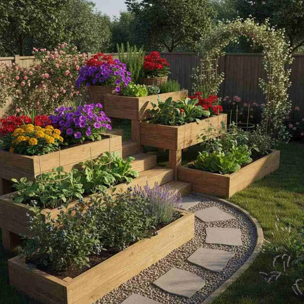 Elevated Planters For Space Efficiency