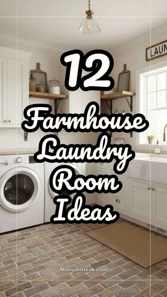 Farmhouse Laundry Room Ideas