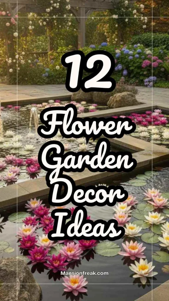 12 Flower Garden Decor Ideas: Blooming Paradise 2 Flower Garden Decor Ideas