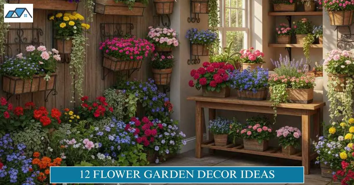 12 Flower Garden Decor Ideas: Blooming Paradise 1 Flower Garden Decor Ideas