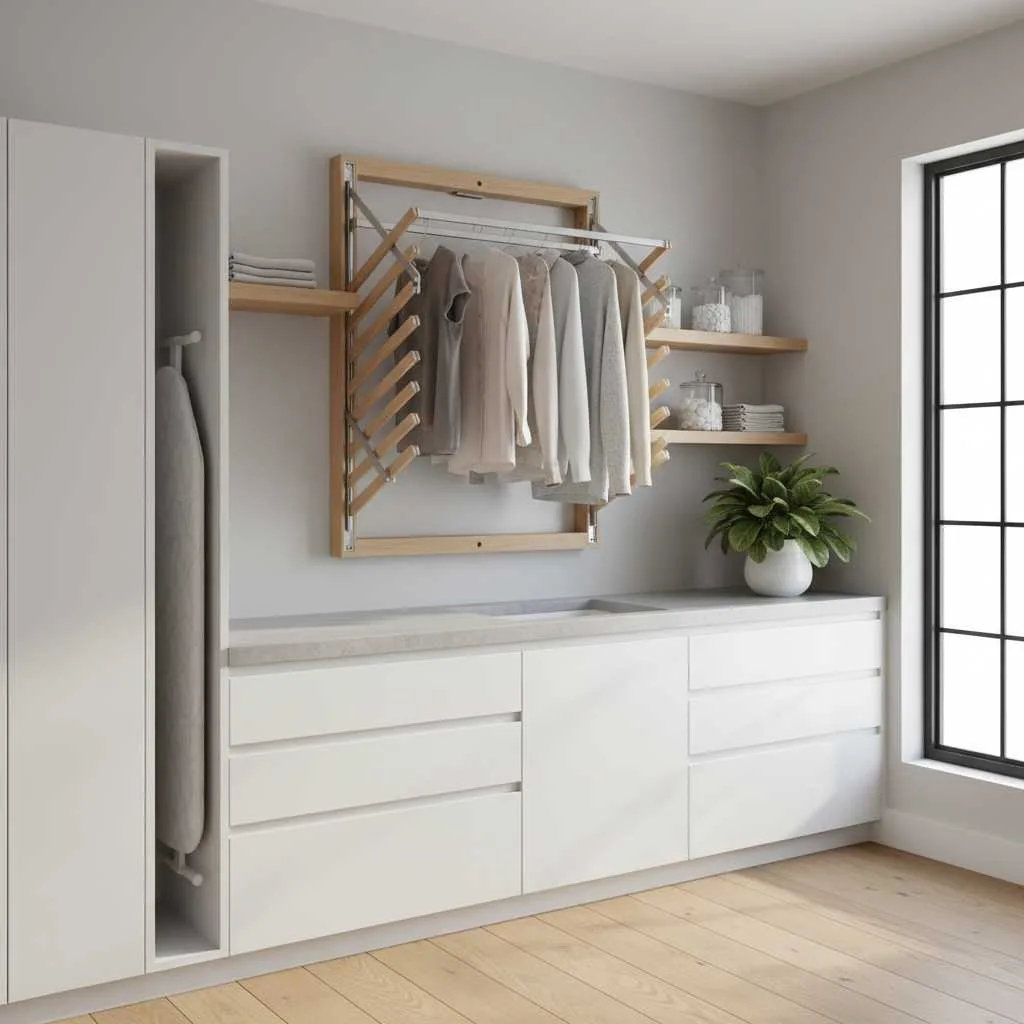 Fold-Away Drying Rack