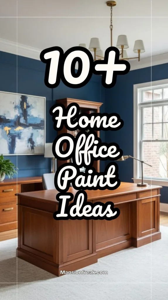 10+ Home Office Paint Ideas: A Workspace You Actually Want to Sit In 2 Home Office Paint Ideas