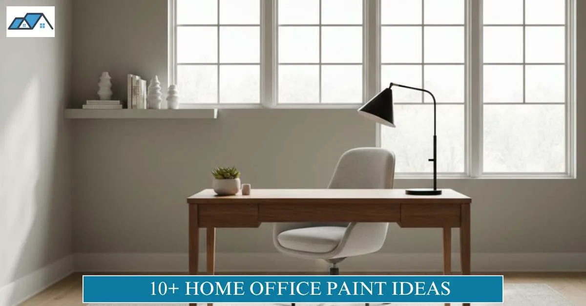 10+ Home Office Paint Ideas: A Workspace You Actually Want to Sit In 1 Home Office Paint Ideas