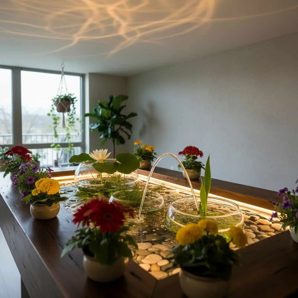 10+ Indoor Garden Decor Ideas: Transform Your Home 11 ndoor Water Garden Table