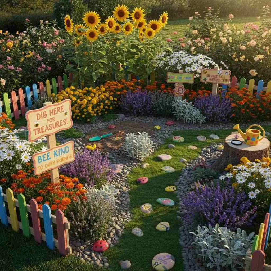 12 Flower Garden Decor Ideas: Blooming Paradise 13 Kid-Friendly Flower Zone