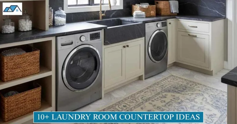 10+ Laundry Room Countertop Ideas: Natural Aesthetic Appeal 18 Laundry Room Countertop Ideas