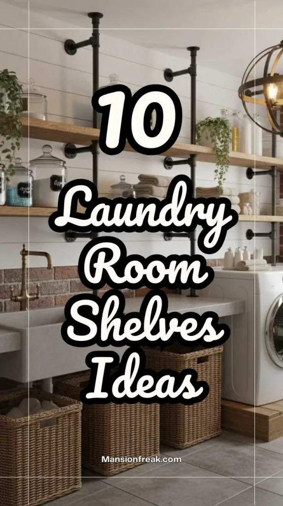 12 Laundry Room Shelves Ideas That Work Well 2 Laundry Room Shelves Ideas