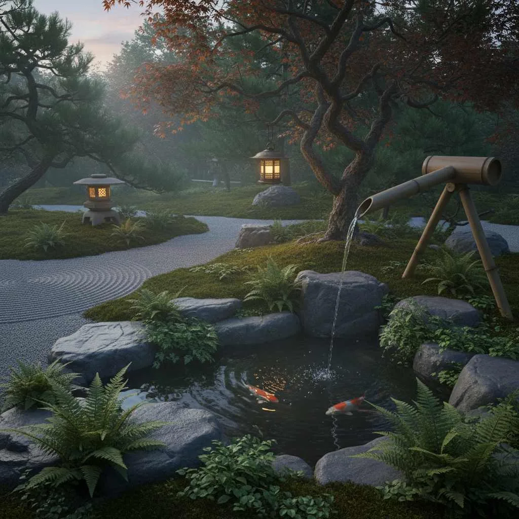 Peaceful Water Feature Corner