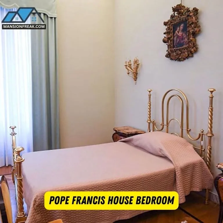 Pope Francis House bedroom