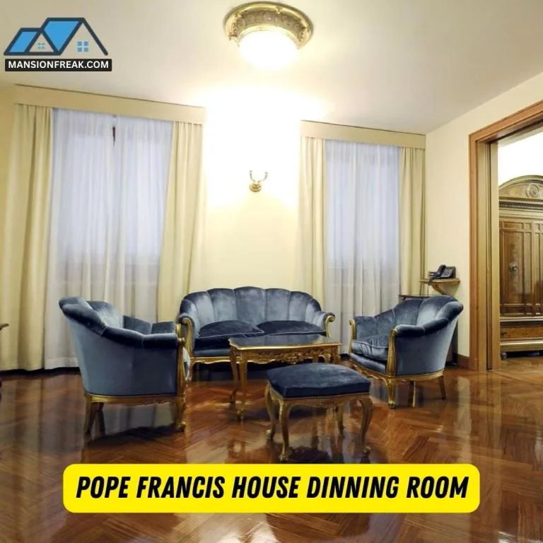 Pope Francis House dinning room