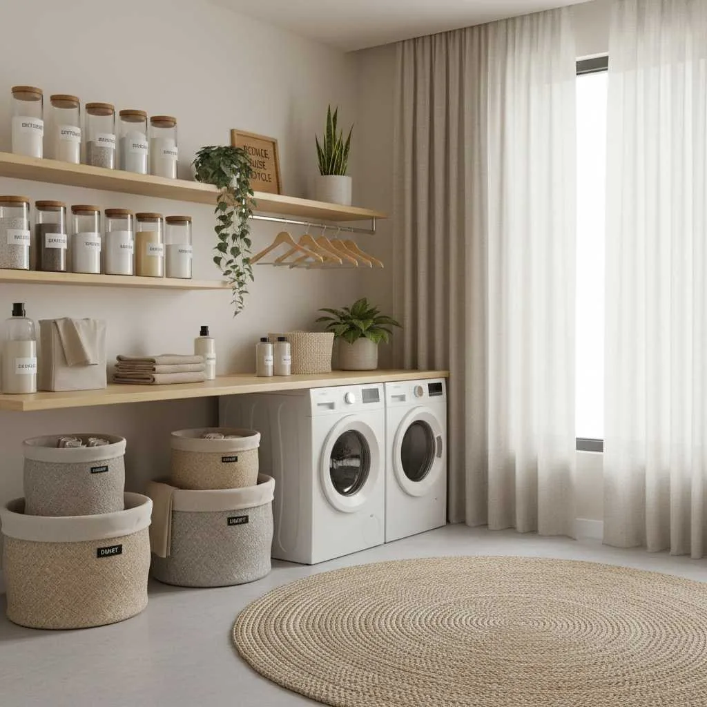 10+ Laundry Room Decor Ideas: Stylish Corner 8 Sustainable Decor Choices