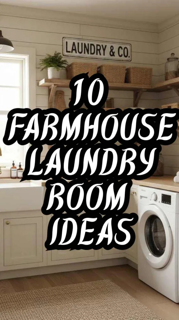 farmhouse laundry room ideas