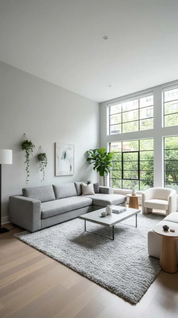 Airy Light Grey Open Space