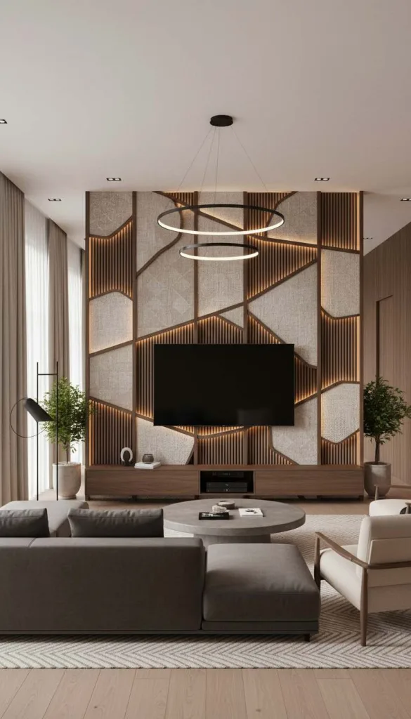 Artistic Divider with Layered Depth