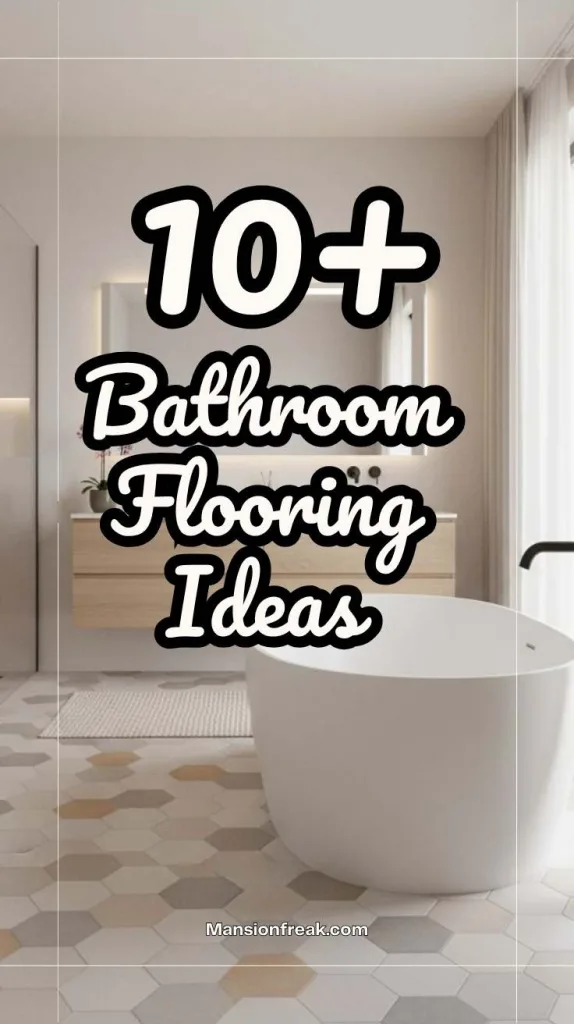 10+ Bathroom Flooring Ideas: Don’t be Afraid to Try 15 Bathroom Flooring Ideas