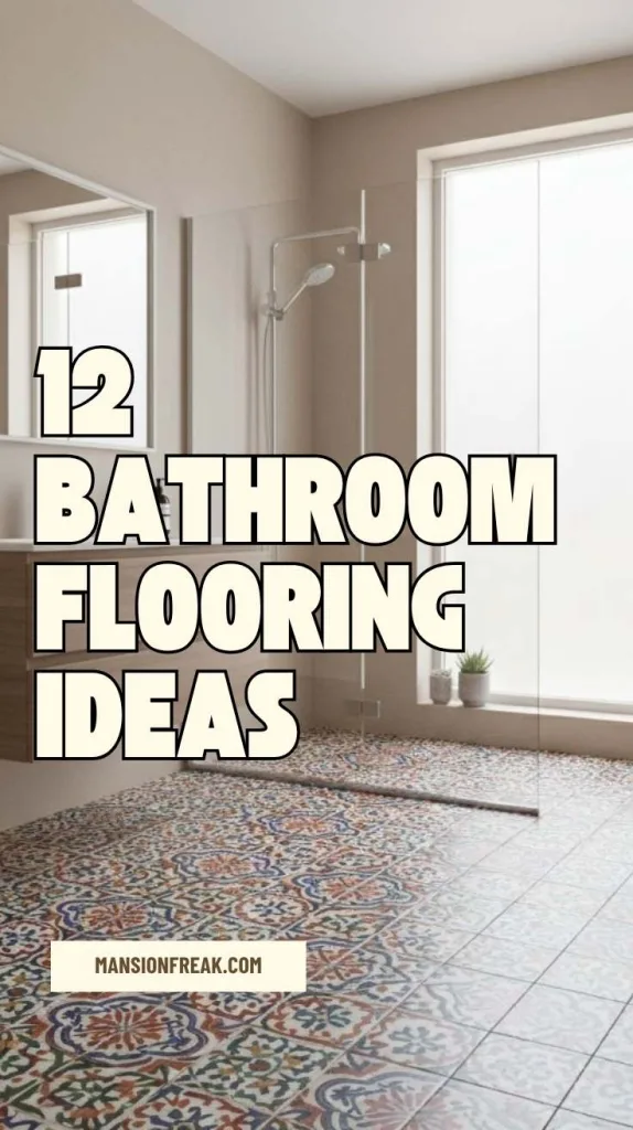10+ Bathroom Flooring Ideas: Don’t be Afraid to Try 2 Bathroom Flooring Ideas