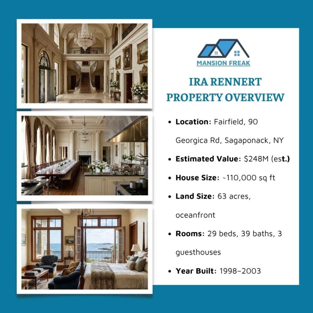 Ira Rennert Hamptons House: Property Details