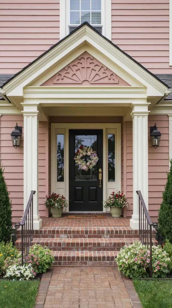 Blush Tone with Soft Cream Edges