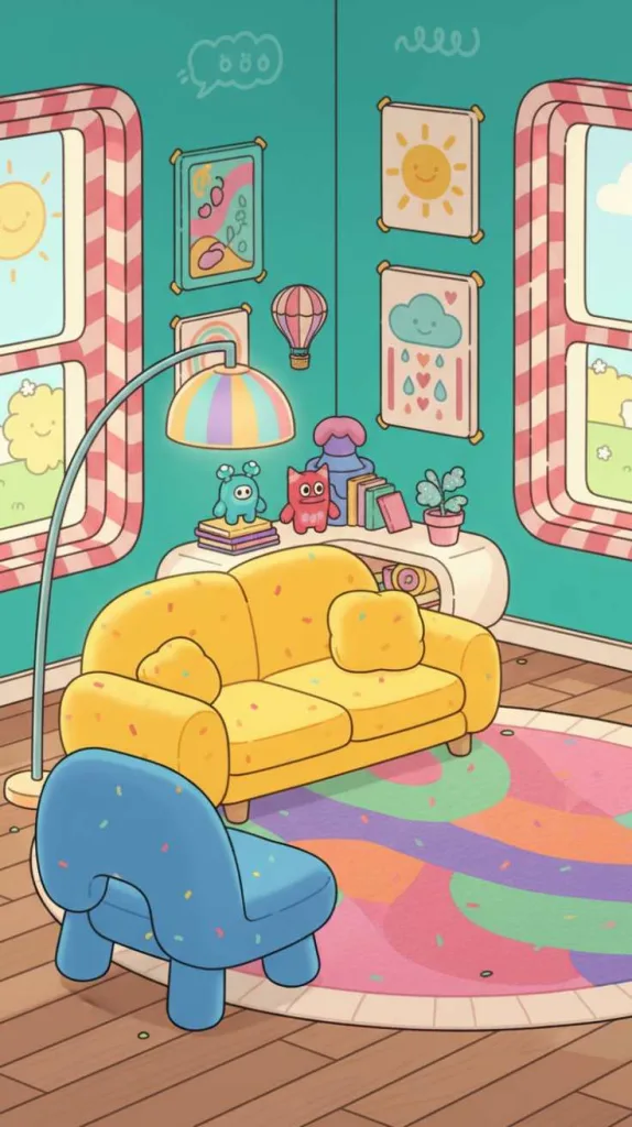 Bright Themed Character Room