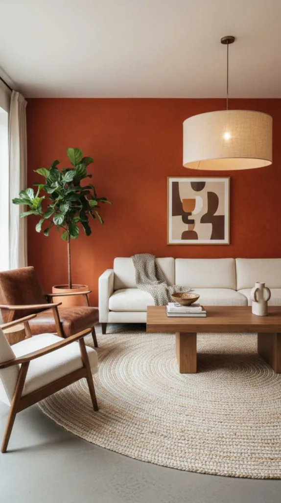 Burnt Orange for Bold Warmth