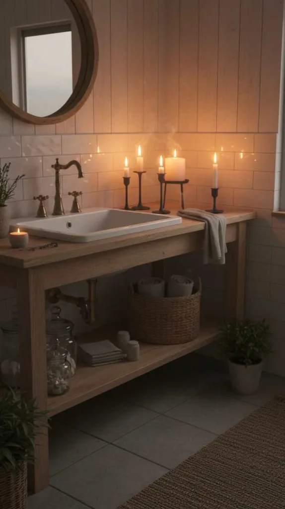 Candle Decor Sinkside Glow