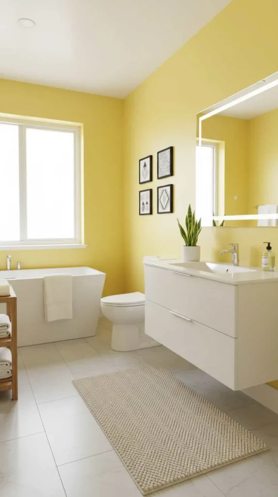 Cheerful Yellow Bright Walls