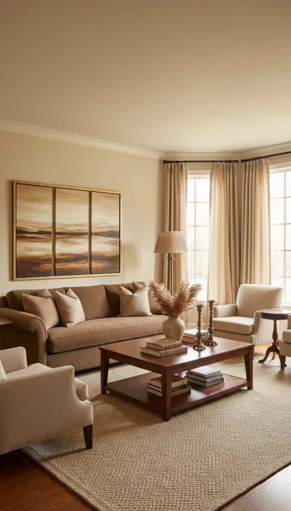 Classic Beige and Brown Harmony