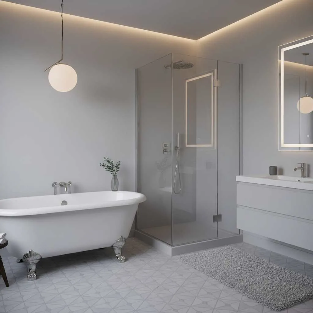 Clawfoot Tub with Shower Pairing