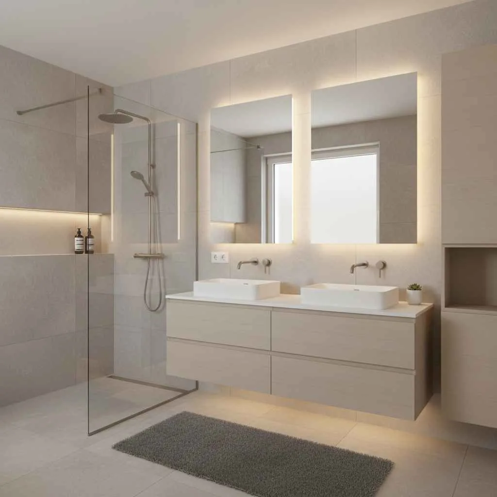 Clean Contemporary Bathroom Look