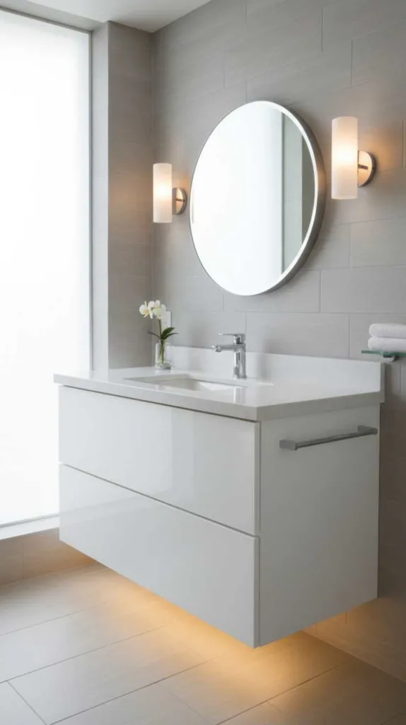 Clean White Storage Design