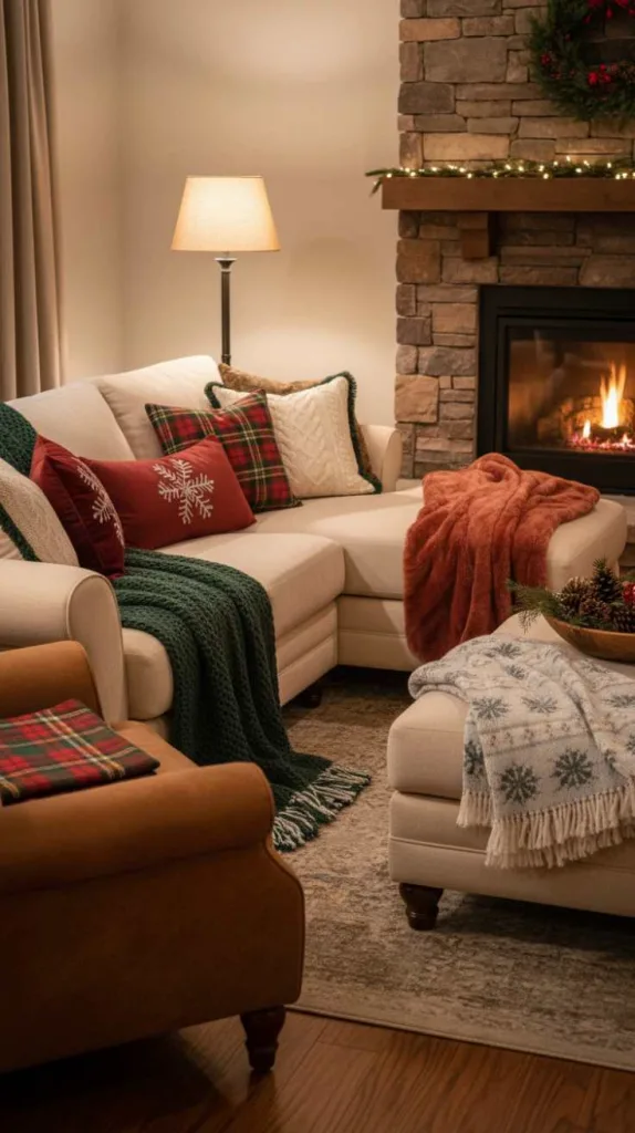 Cozy Holiday Corner Setup