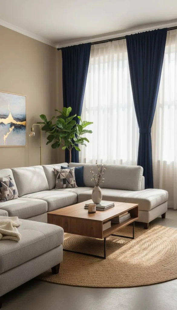 Double-Rod Curtains for Flexible Light Control