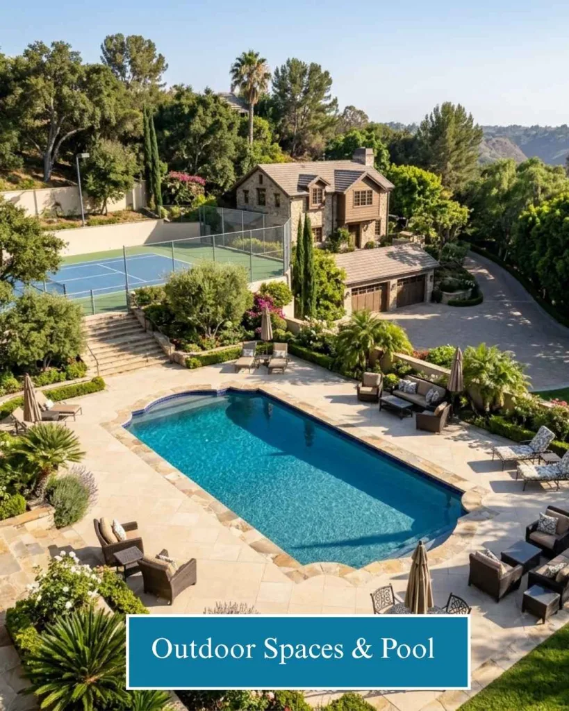 Dr Phil's House – Outdoor Spaces & Pool