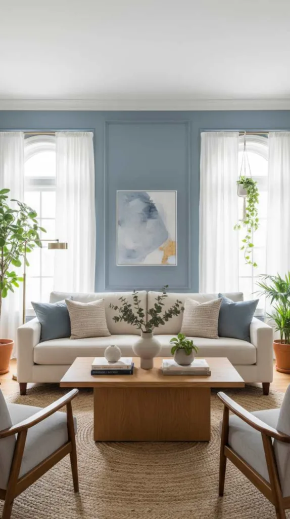 Dusty Blue for Relaxed Elegance
