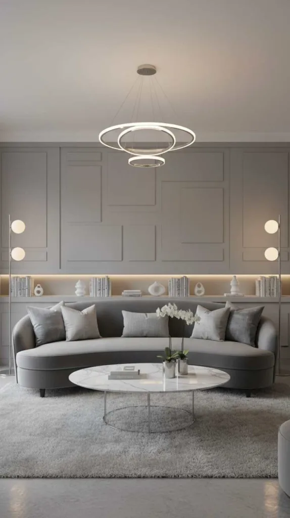 Elegant Grey Texture Finish