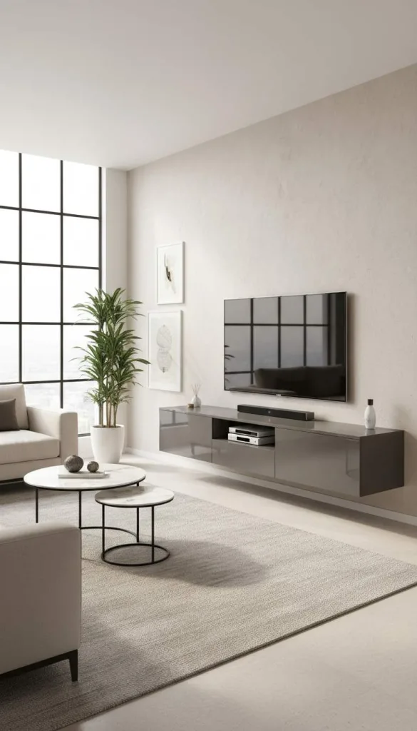 Floating Console for Clean Layout