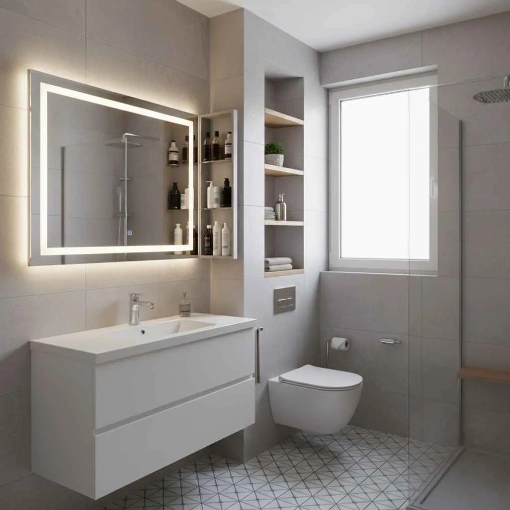 Functional Vanity Mirror