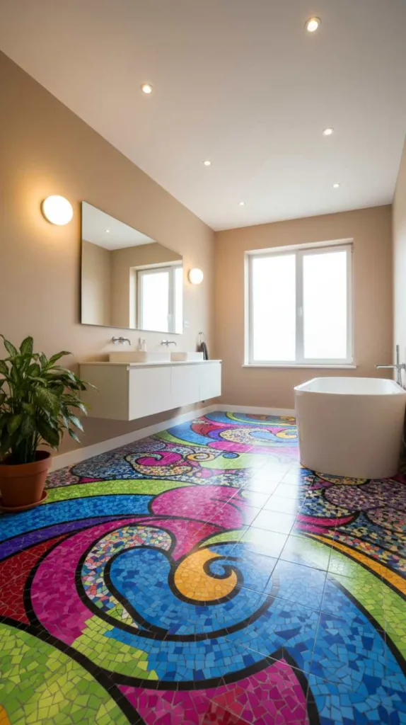 Funky Floor Pattern Design