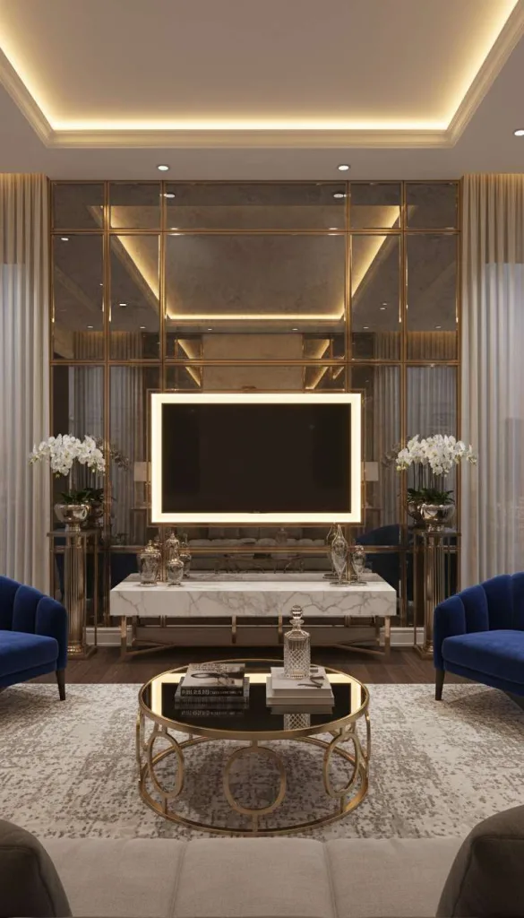 Glam-Inspired Reflective Design