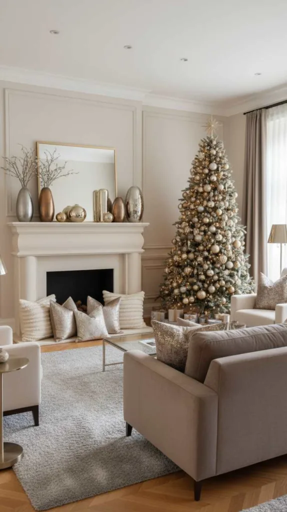 Glam Metallic Holiday Touch