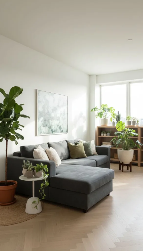 Greenery for a Fresh Contrast